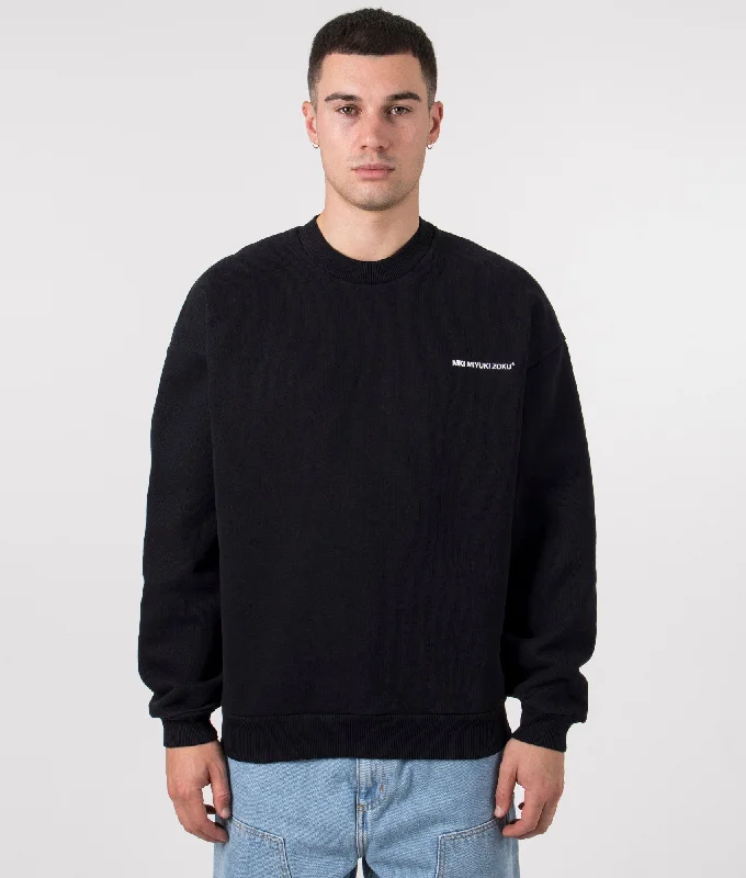 Oversized Uniform Crewneck Sweatshirt