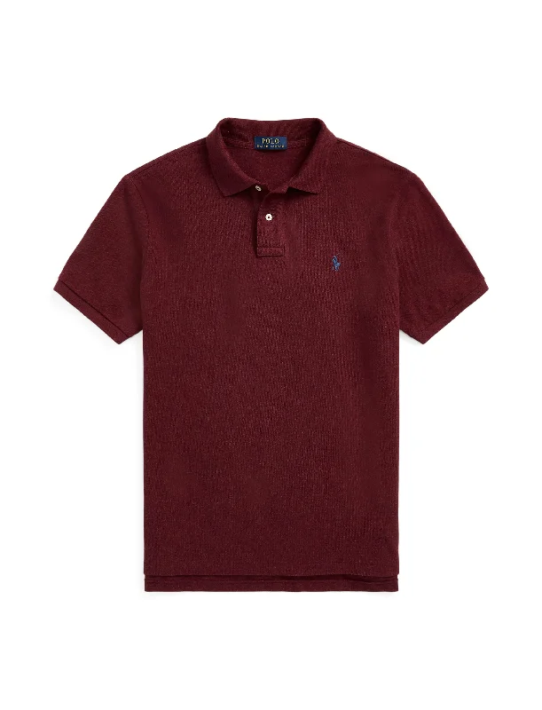 Polo Ralph Lauren Custom Mesh Polo Wine