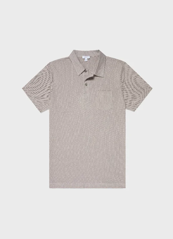 Men's Riviera Polo Shirt in Mid Grey