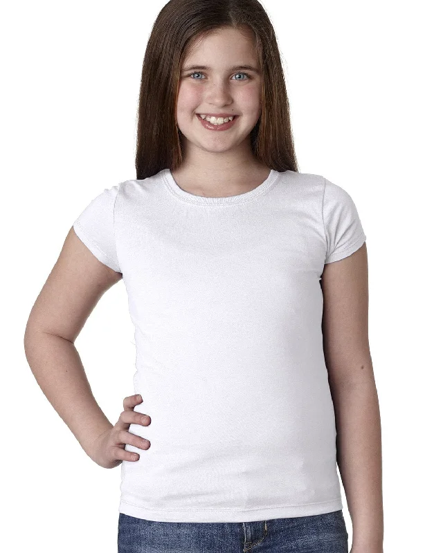 Next Level Girls Princess Tee | White