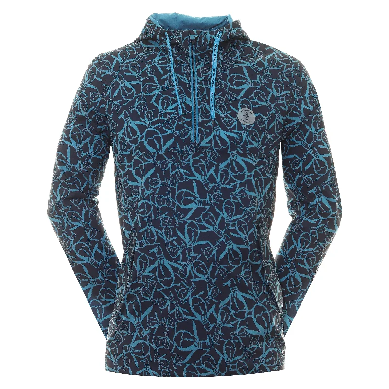 Original Penguin Golf Trademark Printed Wind Jacket