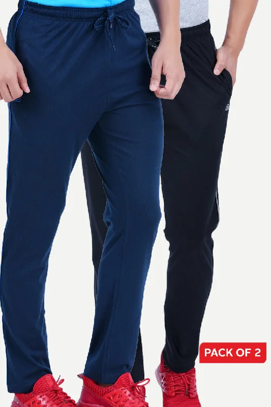 Track Pants - Jogging Bottoms For Mens Combo Pack Of 2 | Ariser