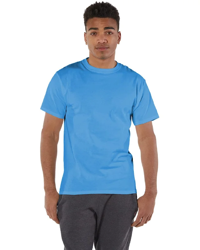 Champion Cotton T-Shirt | Light Blue