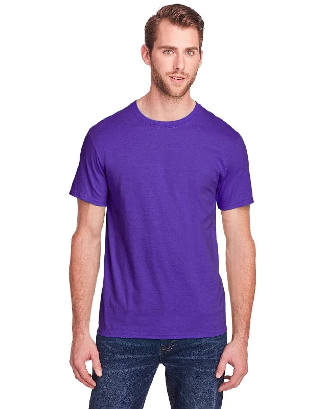 Fruit of the Loom Adult ICONIC T-Shirt | Purple