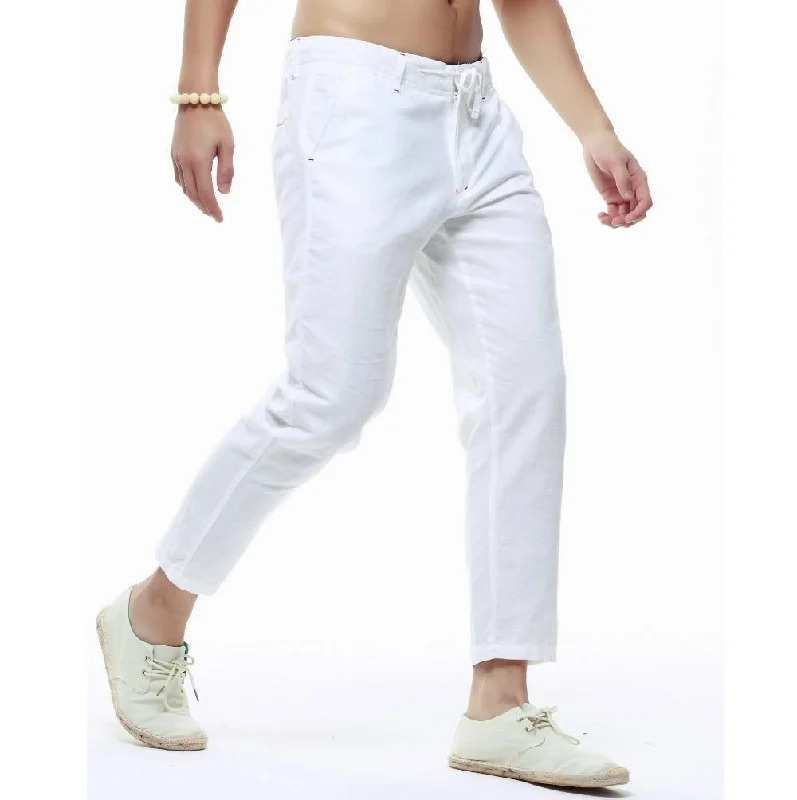 Linen Pants Capri Pants For Men