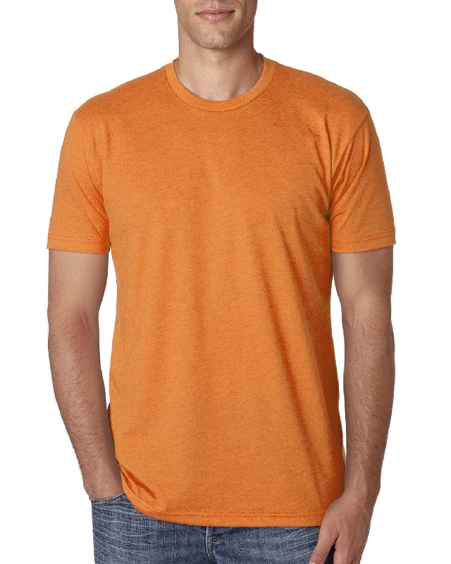 Next Level Mens CVC Crewneck Tee | Orange