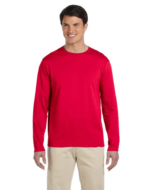 Gildan SoftStyle Long Sleeve T-Shirt | Cherry Red