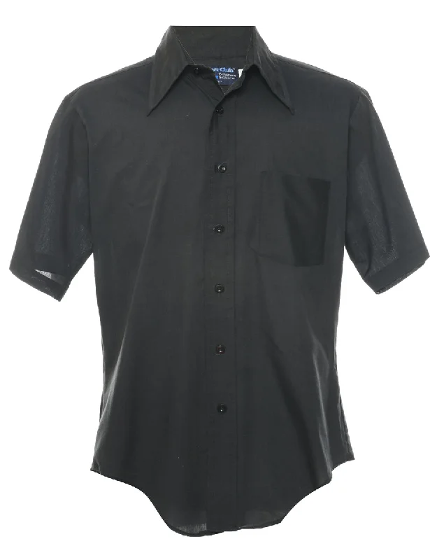 1970s Black Shirt - L