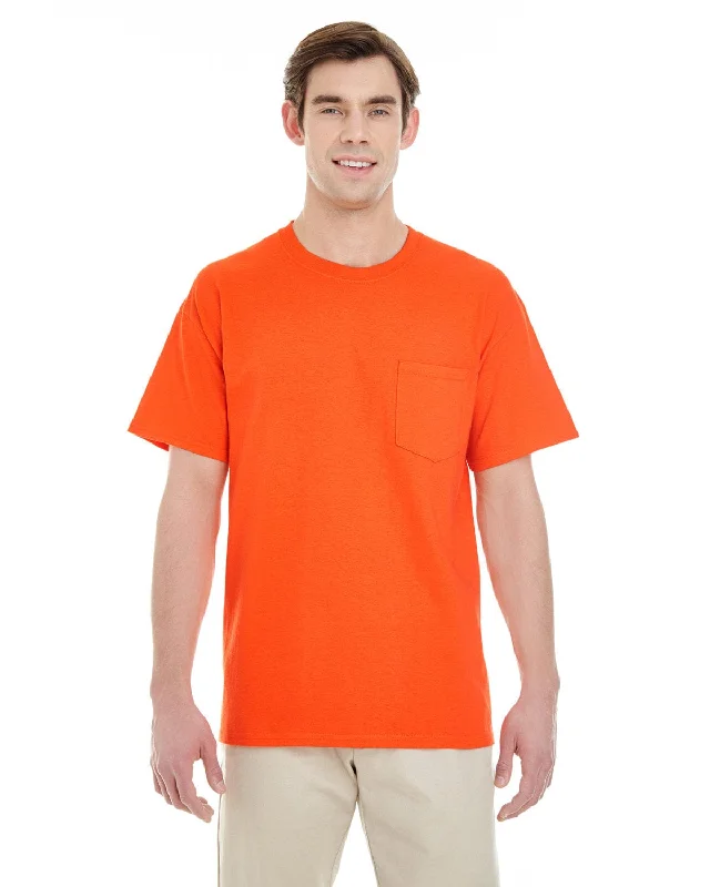 Gildan Pocket T-Shirt | Orange