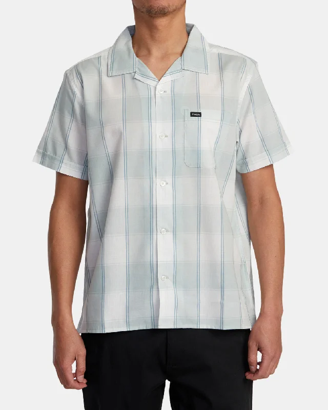 Ray Plaid Short Sleeve Shirt - Vanilla