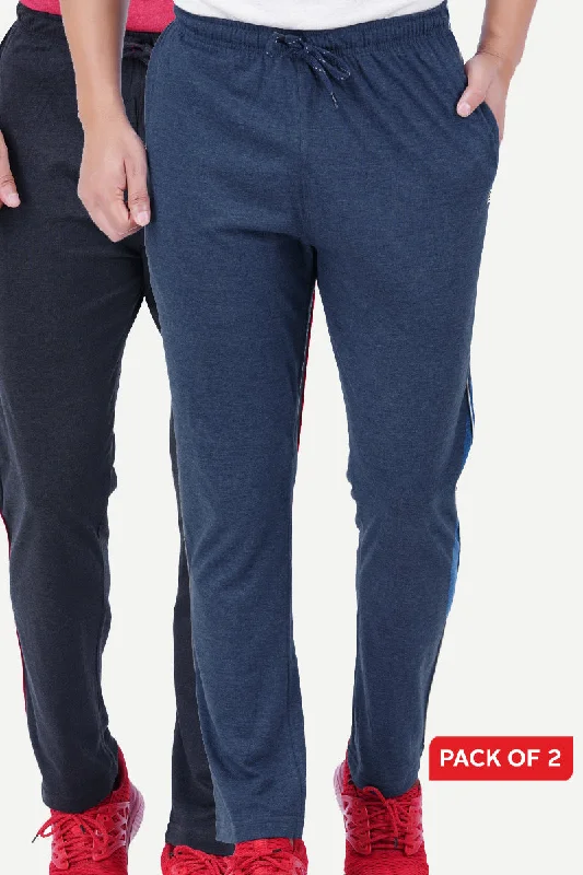 Track Pants - Jogging Bottoms For Mens Combo Pack Of 2 | Ariser