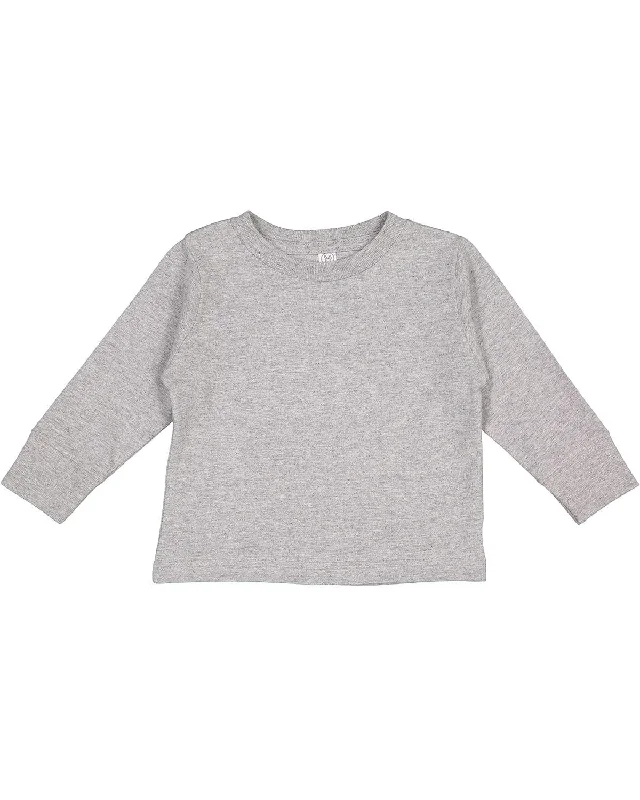 Rabbit Skins Toddler Long Sleeve T-Shirt | Heather