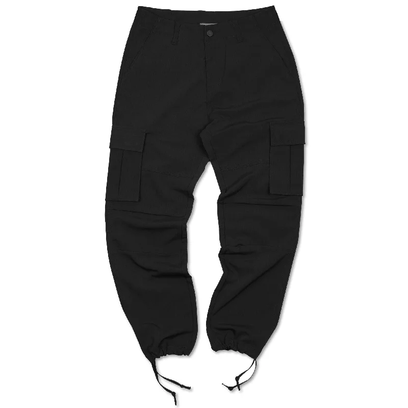 Luxury Cargo Pants - Black