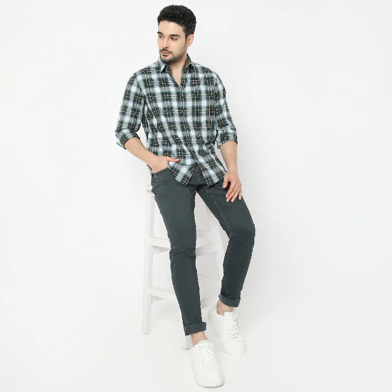 Extra Fine Twill™ - Premium Fine 60's Cotton - Yarn Dyed LA Finish - Regular Fit Checkered Shirt