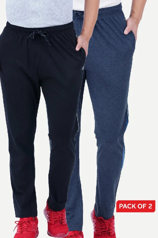 Track Pants - Jogging Bottoms For Mens Combo Pack Of 2 | Ariser