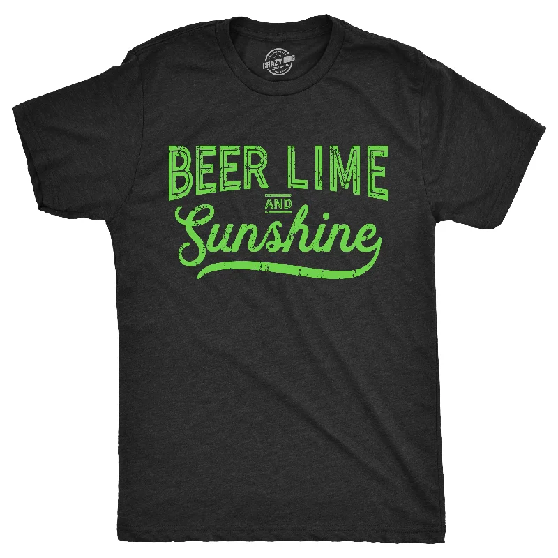 Beer Lime and Sunshine Men's T Shirt