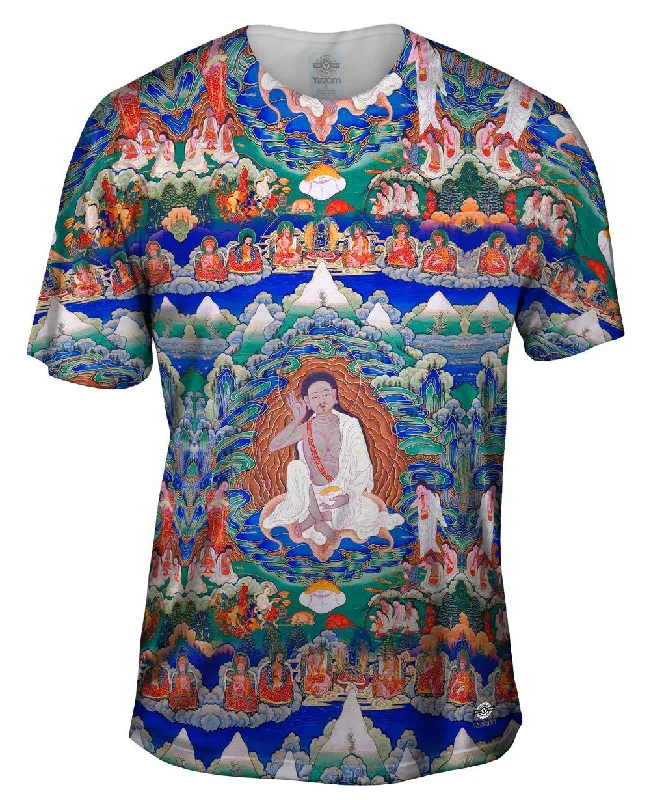 "Bhutanese painted thanka of Milarepa"