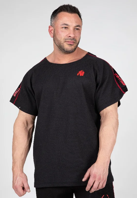 Buffalo Old School Top -Black/Red