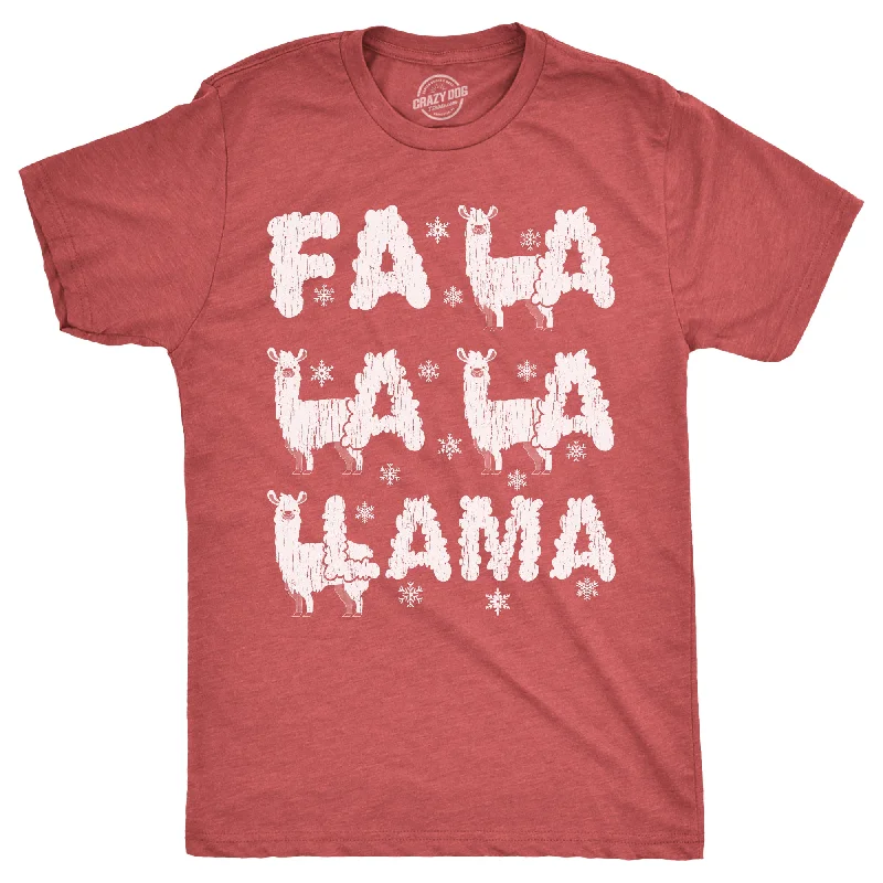 Fa La La La Llama Men's T Shirt