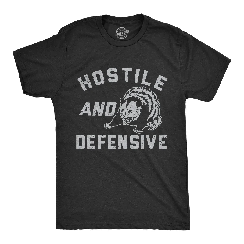 Hostile And Defensive Men's T Shirt