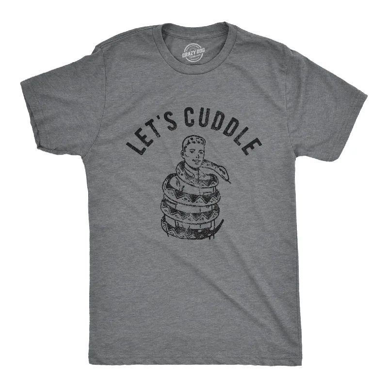 Lets Cuddle Snake Men's T Shirt