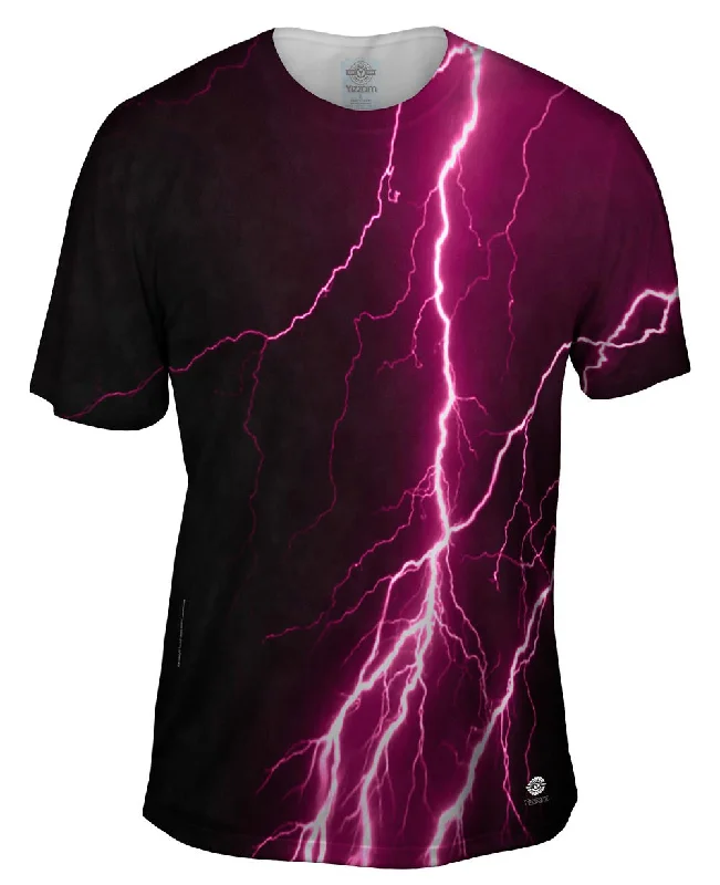 Lightning Storm Maroon Black