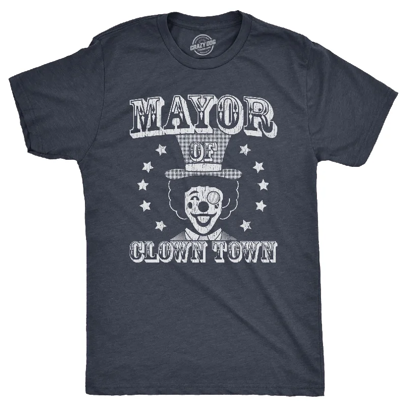 Mayor Of Clown Town Men's T Shirt