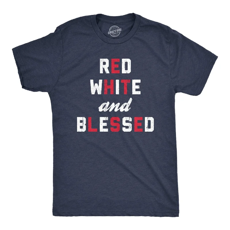 Red White And Blessed Men's T Shirt