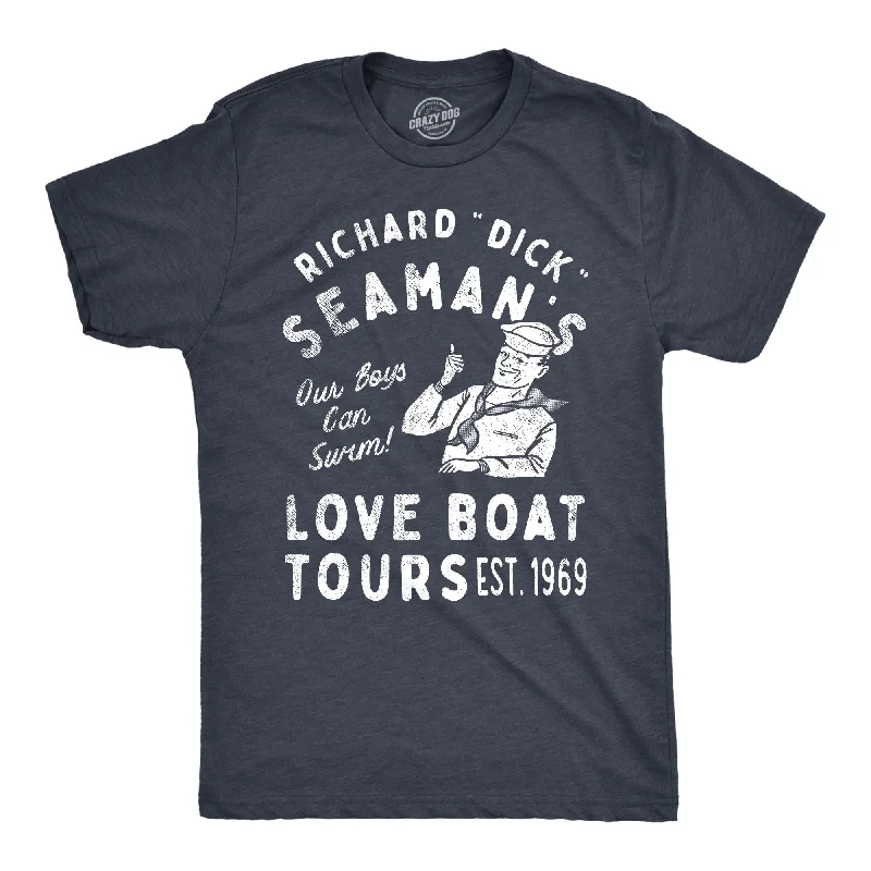 Richard Dick Seamans Love Boat Tours Men's T Shirt