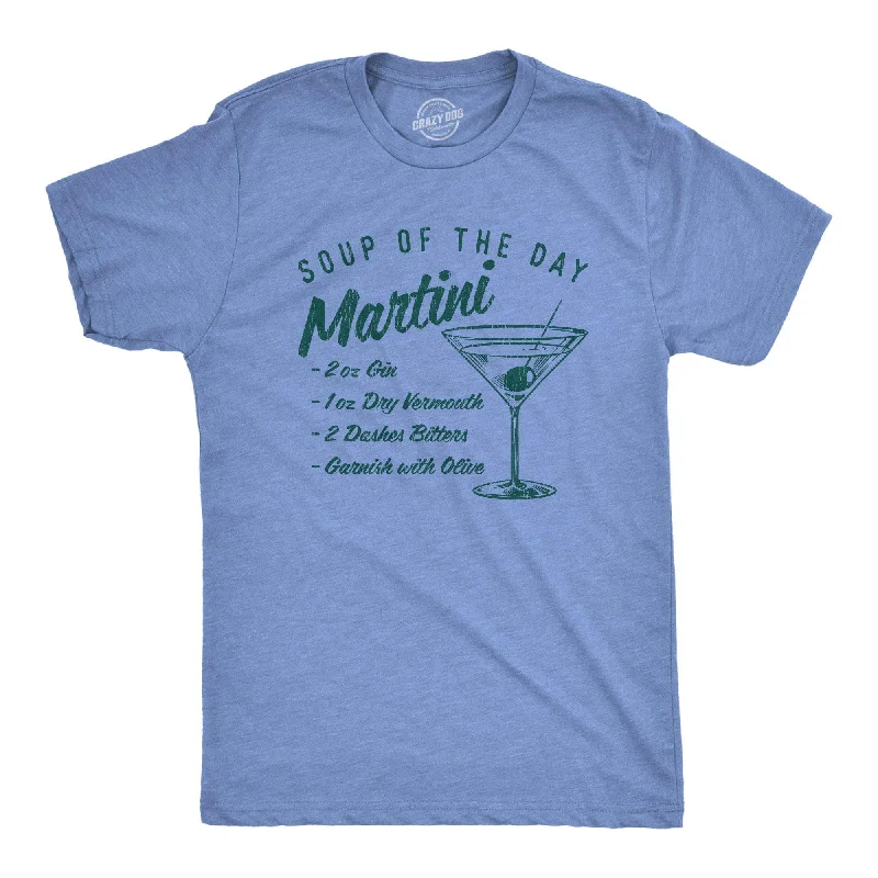 Soup Of The Day Martini Men's T Shirt