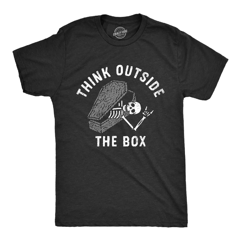 Think Outside The Box Coffin Men's T Shirt