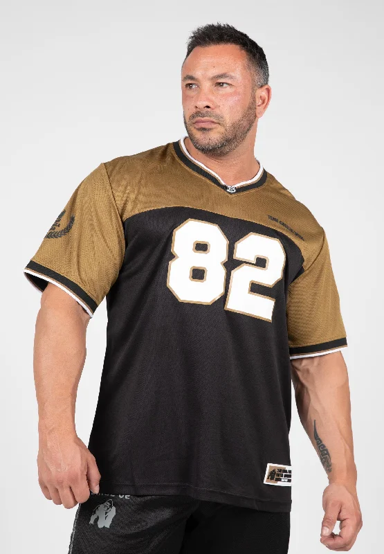 Trenton Football Jersey - Black/Gold