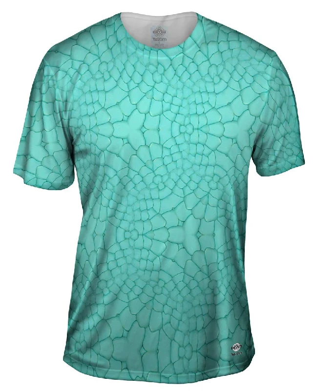 Trippy Aqua Snake Skin